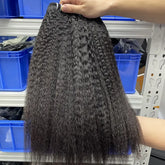 10A Raw Cambodian Virgin Hair Weaving Kinky Straight